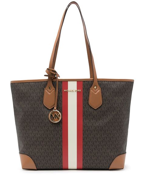 michael michael kors signature eva large tote bag|Michael Kors eva tote.